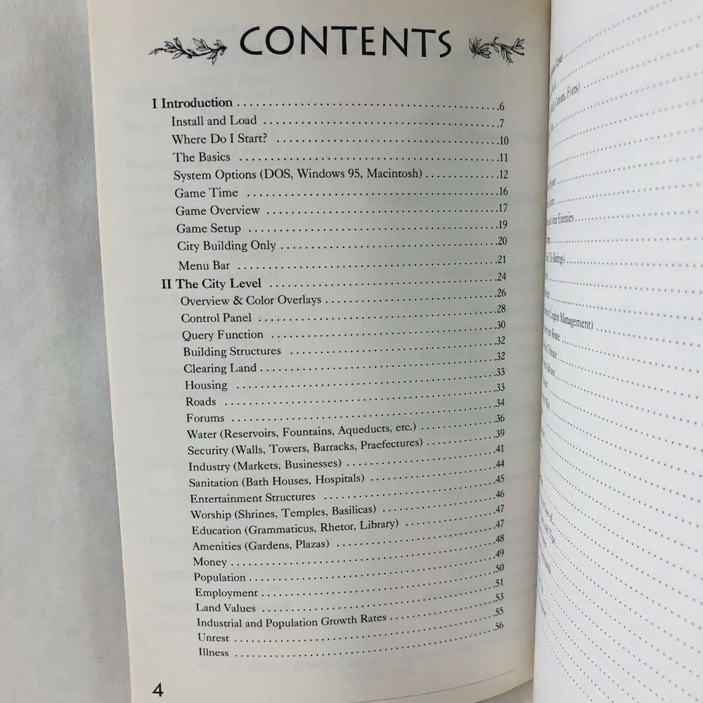 Caesar II Game Manual For Sierra RPG Strategy‎ Reference Softcover Vintage